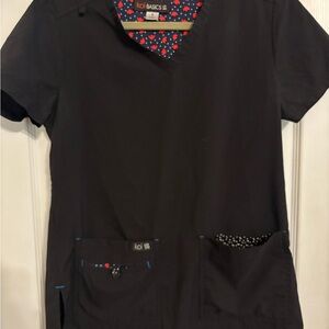 KOI Basics Black Scrub Top small